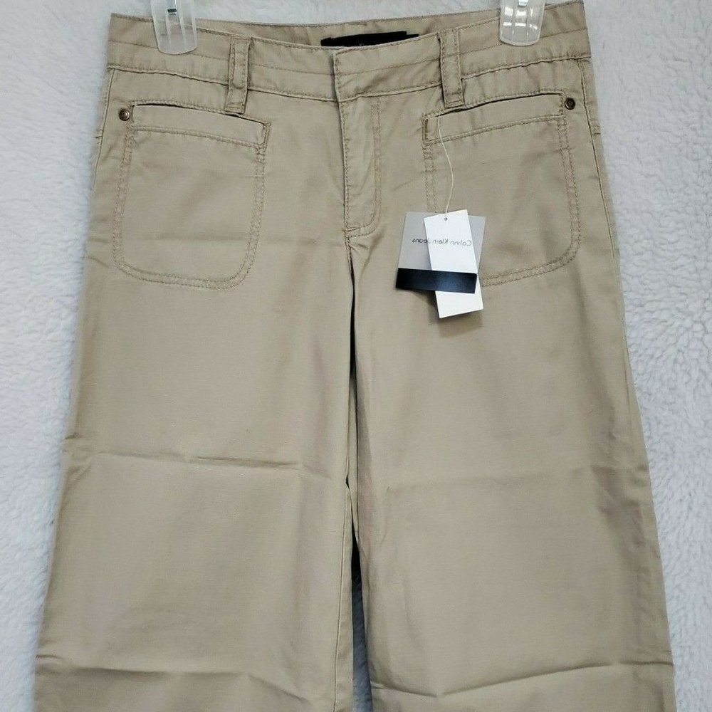 Calvin Klein Jeans NWT Pebble Capri Pants Size 8